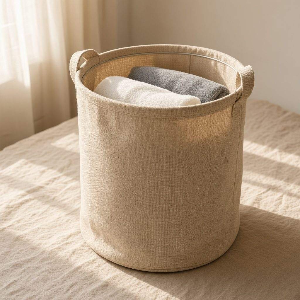 Maison Plaine — Panier à linge pliable
